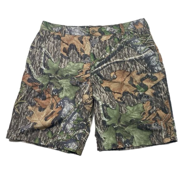 Mossy Oak Obsession Shorts Camo Hunting Outdoor Mens Size Large EUC - Picture 1 of 3